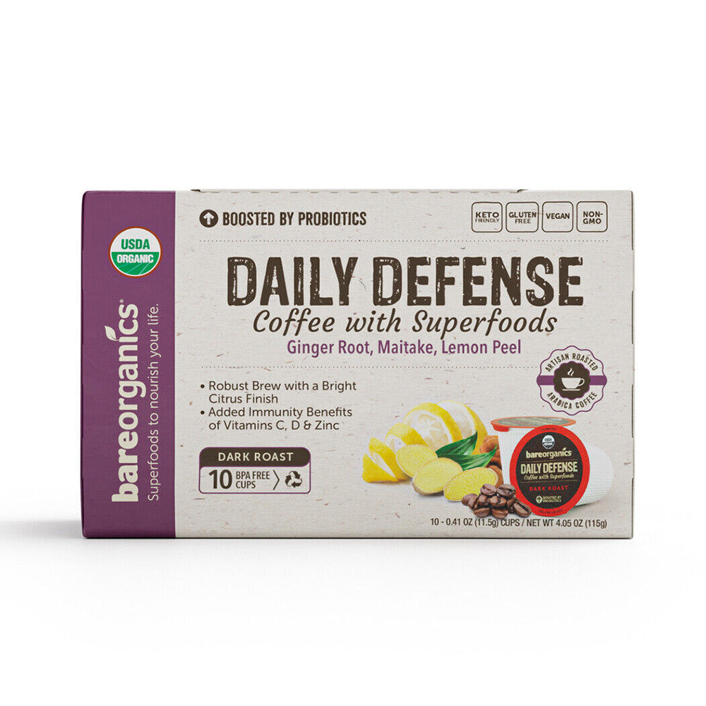 Bareorganics Coffee Immunity Superfood, 4.05Oz